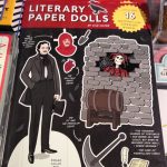 Literary paper dolls book makes a great gift for a writer